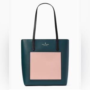 NWT Kate Spade peacock sapphire‎ multi tote